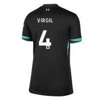 Liverpool Virgil van Dijk #4 Gostujuci Dres za Ženska 2024-25 Kratak Rukav